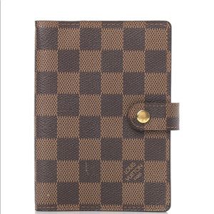 Louis Vuitton damier ebene small agenda